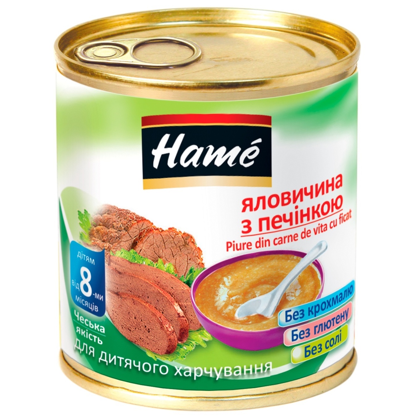 

Пюре Hame говядина с печенью 100г