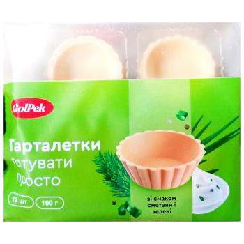 Tartlet Golpek with greens 100g Ukraine - buy, prices for Epicentr FOOD - photo 1