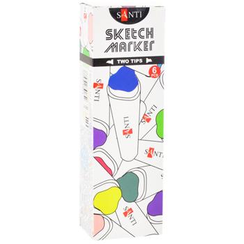 Santi Lilac Sketch Marker SM-37 - buy, prices for - photo 3