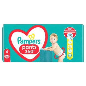 Підгузки-трусики Pampers Pants розмір 4 9-15кг 52шт - купити, ціни на Auchan - фото 3