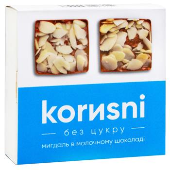 Мигдаль Korusni в молочному шоколаді 120г - купити, ціни на КОСМОС - фото 3