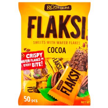 Цукерки Roshen Flaksi какао 500г - купити, ціни на Таврія В - фото 1