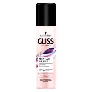 Экспресс-кондиционер Gliss Split Hair Miracle для поврежденных волос и секущихся кончиков 200мл - купить, цены на Таврия В - фото 1