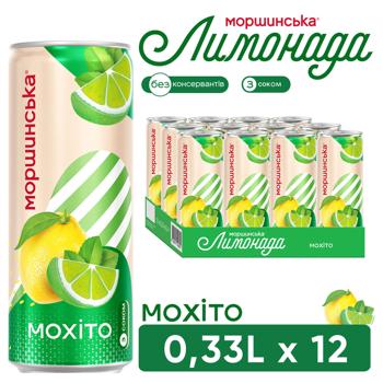 Morshynska Lemonada Mojito Carbonated Drink 0.33l - buy, prices for Supermarket "Kharkiv" - photo 5