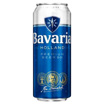 Пиво Bavaria Premium світле 5% 0,5л - купити, ціни на Cупермаркет "Харків" - фото 1