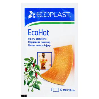 Пластырь Ecoplast перечный 10*18см - купить, цены на NOVUS - фото 1