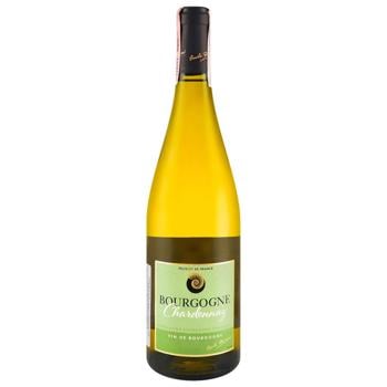 Вино Emile Durand Bourgogne Chardonnay біле сухе 13% 0,75л - купити, ціни на METRO - фото 1