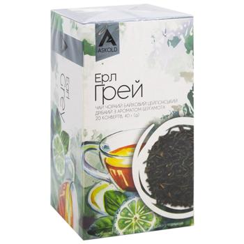 Чай черный Askold Earl Grey 2г*20шт - купить, цены на За Раз - фото 2
