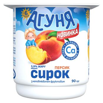 Agunya Peach Curd Cheese 3.9% 90g