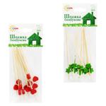 Шпажка ТСМ Natural Twisted дерев'яна 12cм 12шт