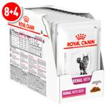 Корм вологий Royal Canin Renal з яловичиною для котів із захворюваннями нирок 12шт х 85г