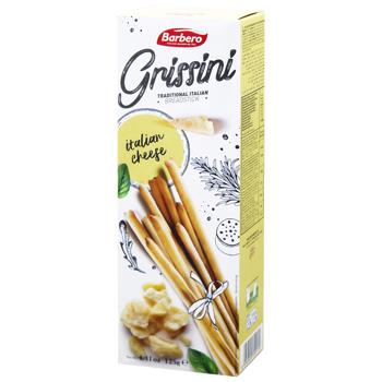 Гриссини Barbero с итальянским сыром 125г - купить, цены на ULTRAMARKET - фото 1