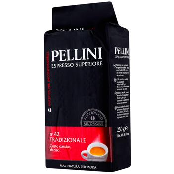 Кофе молотый Pellini Espresso Superiore Tradizionale 250г - купить, цены на Cупермаркет "Харьков" - фото 1