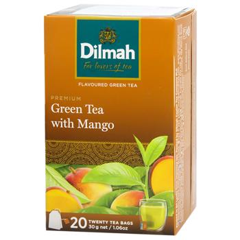 Dilmah Mango Green Tea 20pcs 1.5g - buy, prices for ULTRAMARKET - photo 1