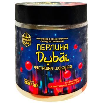 Dubai Pearl Pistachio-Chocolate Ice Cream with Explosive Caramel 250g - buy, prices for Auchan - photo 1