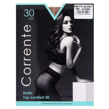 Колготы женские Corrente Top Comfort 30 den р.4 Beige