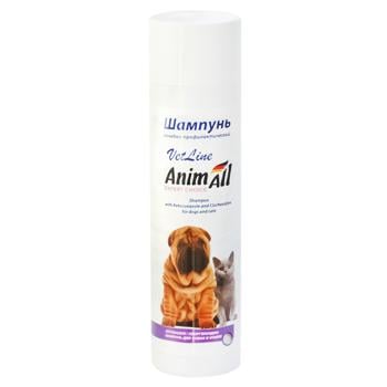 AnimAll Shampoo for Cats and Dogs with Chlorhexidine and Ketoconazole 250ml
