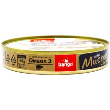 Мидии Banga копченые в масле 120г - купить, цены на Эпицентр FOOD - фото 2