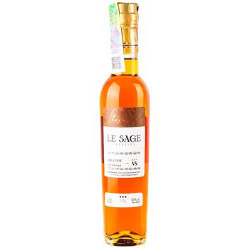 Бренди Le Sage Prestige VS 40% 250мл - купить, цены на WINETIME - фото 1