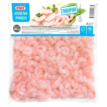 Vici North Peeled Shrimp 300g - buy, prices for Supermarket "Kharkiv" - photo 1