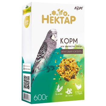 Корм Лори Нектар для волнистых попугаев фруктовый коктейль 500г - купить, цены на - фото 2