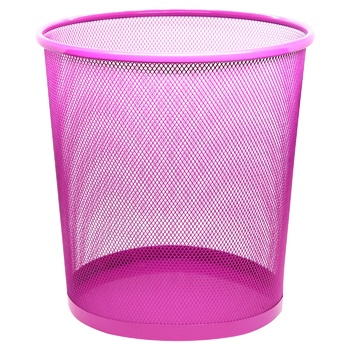 ZiBi Metal Basket for Paper 26.5x26.5x28cm pink