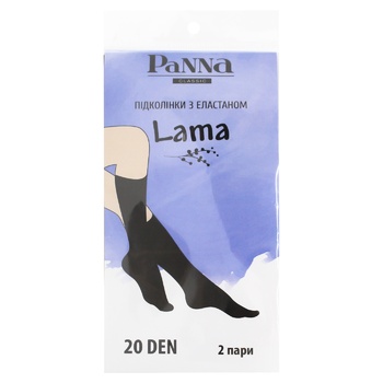 Підколінки Panna Lama Uni Nero 20 2пари - купити, ціни на - фото 1