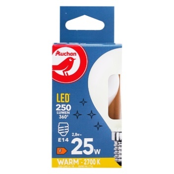 Auchan LED Warm Light Bulb E14 25W - buy, prices for Auchan - photo 1