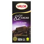 Chocolate black Valor 82% 100g Spain