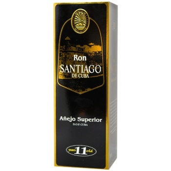 Ром Ron Santiago de Cuba Extra Anejo 11 років 40% 0,7л - купити, ціни на КОСМОС - фото 4