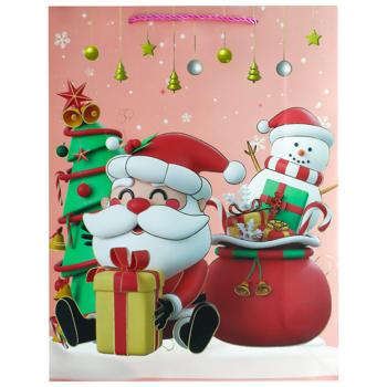Пакет бумажный Angel Gifts Новогодний 31*40*12см - купить, цены на МегаМаркет - фото 3