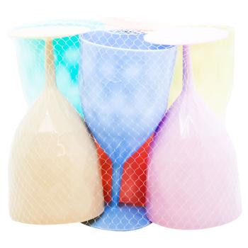 Набор бокалов Зед пластиковые 6шт - купить, цены на ЕКО Маркет - фото 1