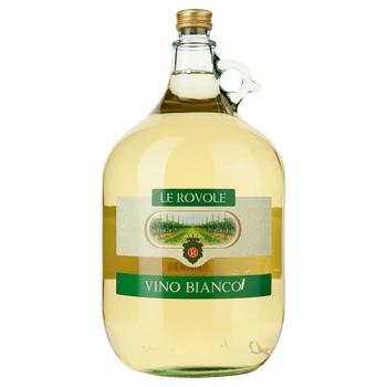 Вино Le Rovole Vino Bianco біле сухе 10% 5л - купити, ціни на Біотус - фото 1