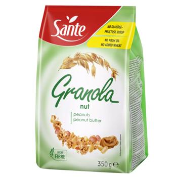 Sante Granola Whole Grain Crispy Cereal Flakes with Peanut and Peanut Butter 350g - buy, prices for COSMOS - photo 2