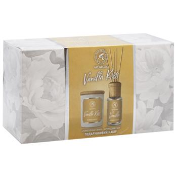 Aromatyka Vanilla Kiss Aroma Diffuser 50ml and Scented Candle 100g Set - buy, prices for MegaMarket - photo 3