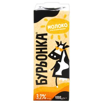 Burionka Ultrapasteurized Milk 3.2% 1l - buy, prices for NOVUS - photo 3