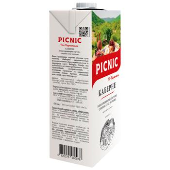 Вино Picnic Каберне По-Карпатськи червоне сухе 9,5-14% 1л - купити, ціни на За Раз - фото 3