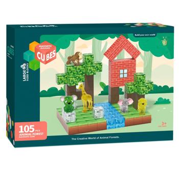 My World Magnetic Building Cubes Construction Set 2.3cm 105 pcs