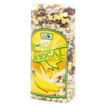 Мюслі Еко бананові 500г - купити, ціни на МегаМаркет - фото 2