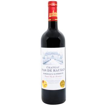 Chateau Pas de Rauzan Red Dry Wine 14% 0.75l - buy, prices for WINETIME - photo 1