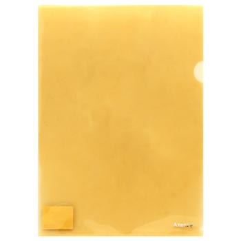 Папка-уголок Axent желтая А4