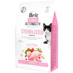 Корм сухий Brit Care Sterilized Sensitive з кроликом для стерилізованих котів з чутливим травленням 400г