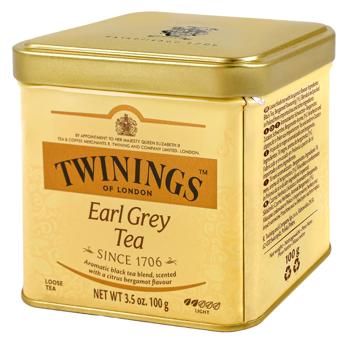 Twinings of London Earl Grey Black Tea 100g - buy, prices for COSMOS - photo 1