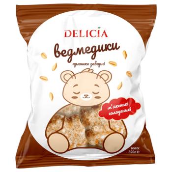 Delicia Bears Custard Gingerbread 320g - buy, prices for EKO Market - photo 1