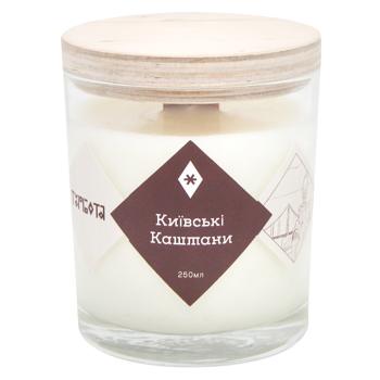 Turbota Kyiv Chestnuts Scented Candle 250ml - buy, prices for NOVUS - photo 1