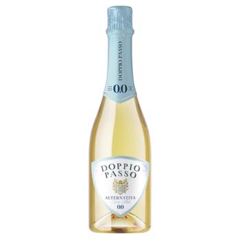 Doppio Passo Alternativa White Semi-Dry Non-Alcoholic Sparkling Wine Drink 0.75l - buy, prices for NOVUS - photo 1