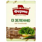 Сыр плавленый Ферма с зеленью 40% 70г