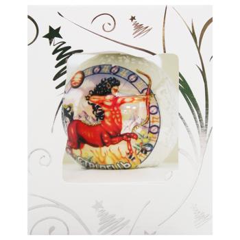 ASK Signs of the Zodiac Glass Christmas Ball with Patterned 6.5cm in Assortment - buy, prices for - photo 8