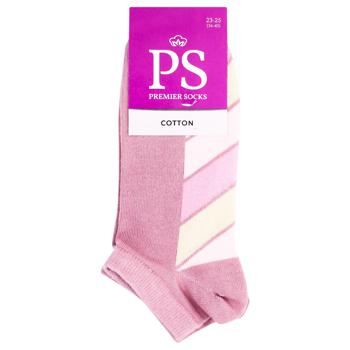 Шкарпетки Premier Socks жіночі занижені з кольоровою стопою р.23-25 - купити, ціни на - фото 4