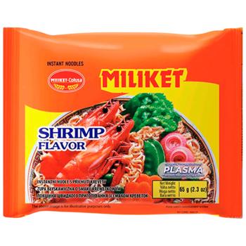 Лапша Miliket со вкусом креветок 65г